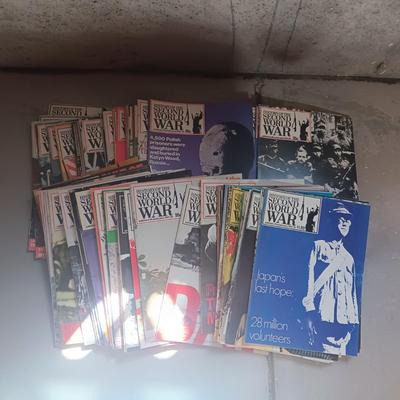 MANY MAGAZINES "HISTORY OF THE SECOND WORLD WAR"