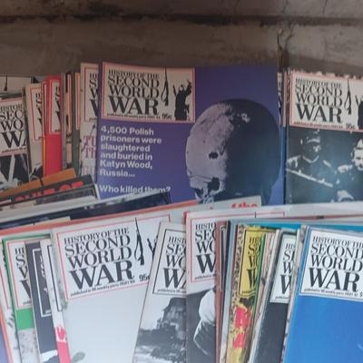 MANY MAGAZINES "HISTORY OF THE SECOND WORLD WAR"