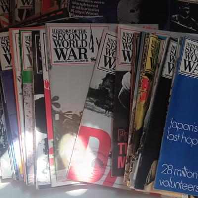 MANY MAGAZINES "HISTORY OF THE SECOND WORLD WAR"