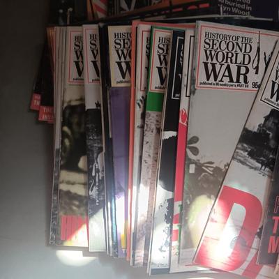 MANY MAGAZINES "HISTORY OF THE SECOND WORLD WAR"