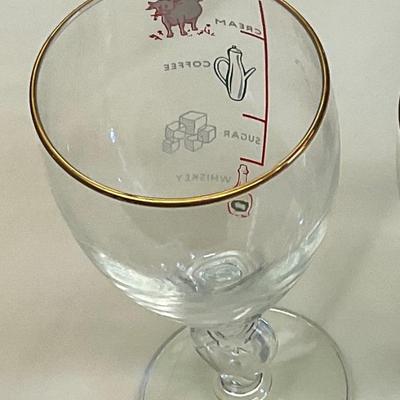 4 Irish coffee glasses from Ireland