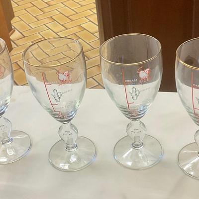 4 Irish coffee glasses from Ireland