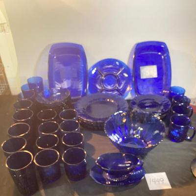 Vintage Sapphire Cobalt Set