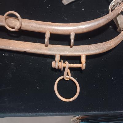ANTIQUE METAL YOKE HARNESS