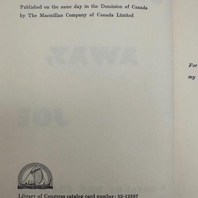 SIGNED “Stay Away, Joe” by Dan Cushman