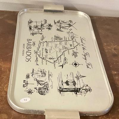 Cocktail tray from Barbados, West Indies