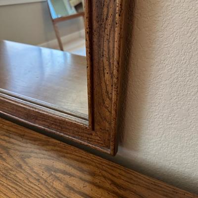 DIXIE 9 DRAWER DRESSER WITH MIRROR