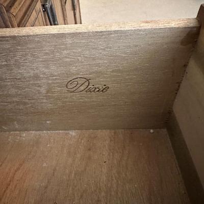 DIXIE 9 DRAWER DRESSER WITH MIRROR