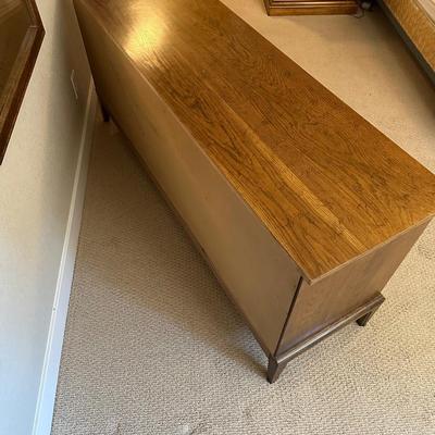 DIXIE 9 DRAWER DRESSER WITH MIRROR