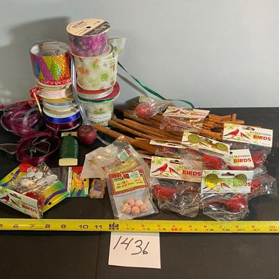 Birds, Ribbon and More Crafter Lot