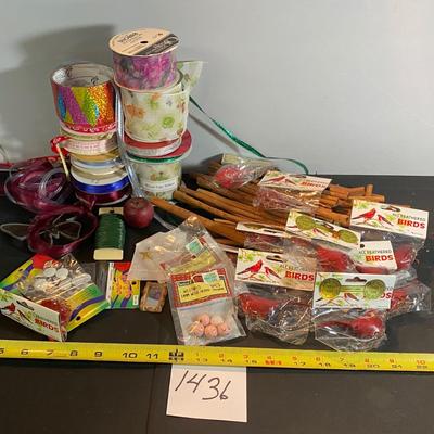 Birds, Ribbon and More Crafter Lot