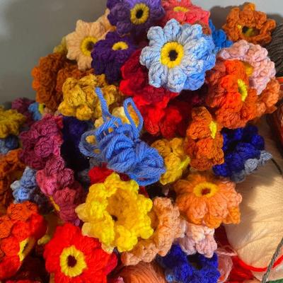 Yarn and Flower Lot