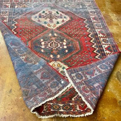 Distressed rug