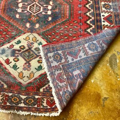 Distressed rug