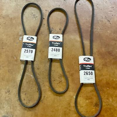 New old stock automotive belts