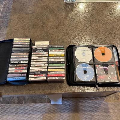 MAGNAVOX BOOMBOX, CASSETTES AND CD'S