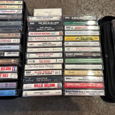 MAGNAVOX BOOMBOX, CASSETTES AND CD'S