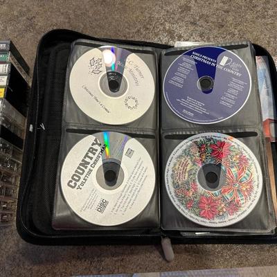 MAGNAVOX BOOMBOX, CASSETTES AND CD'S