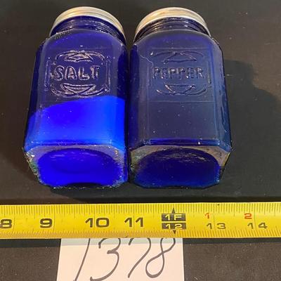 Cobalt Blue Salt and Pepper Lot