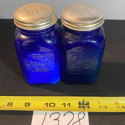 Cobalt Blue Salt and Pepper Lot
