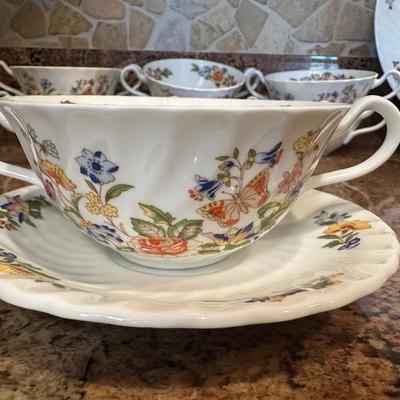 Vintage AYNSLEY Bone China Dinnerware