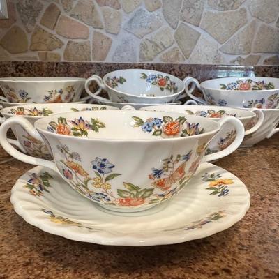 Vintage AYNSLEY Bone China Dinnerware