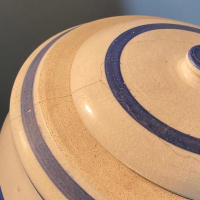 Vintage 5 Gallon Stoneware Crock Drink Dispenser