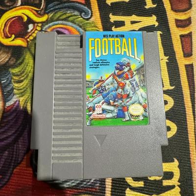 1985 Nintendo NES Rev-A Play action Football video game