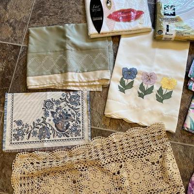 HANDMADE DOILIES, APRON AND MORE