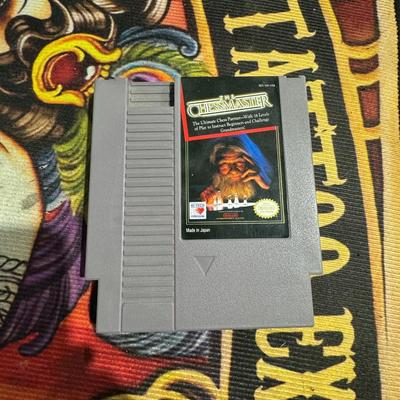 1985 Nintendo NES Rev-A The Chess Master 16 levels video game