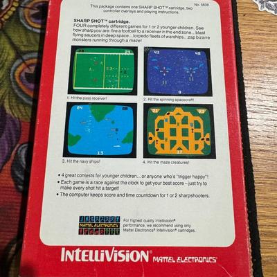 Intellivision Sharp Shot by Mattel video game