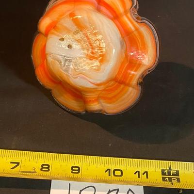 Vintage Art Glass Bird Ashtray Candy Dish