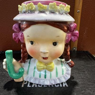 Lady - Girl head vase