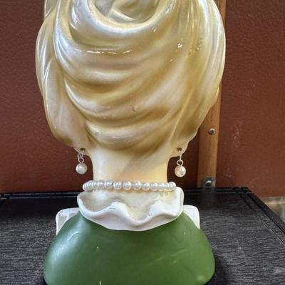 Lady Head Vase 1950's