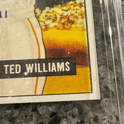$300,000 baseball card? Ted Williams No.165 of the 1951 Bowman series PSA 10 Contender