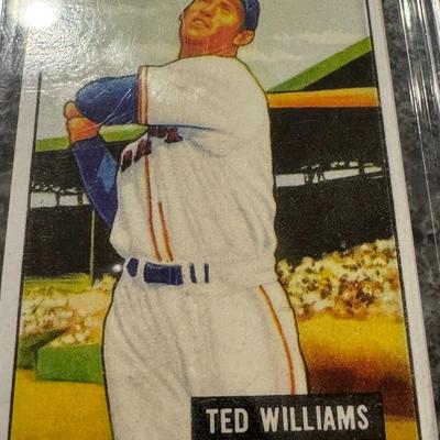 $300,000 baseball card? Ted Williams No.165 of the 1951 Bowman series PSA 10 Contender