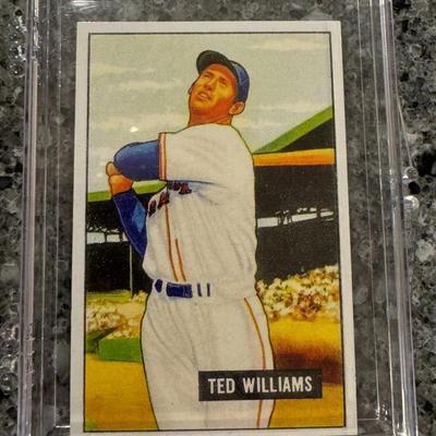 $300,000 baseball card? Ted Williams No.165 of the 1951 Bowman series PSA 10 Contender