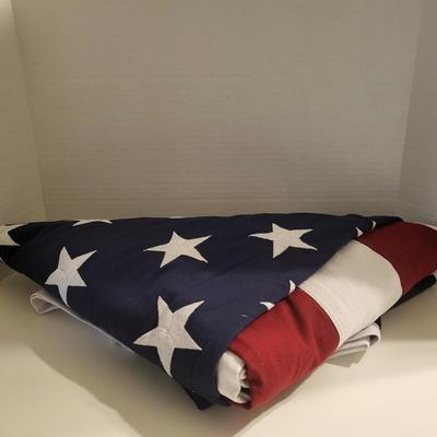 MEMORIAL SIZE USA CLOTH FLAG