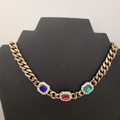 2 NICE NECKLACES AND 1 BARRETTE