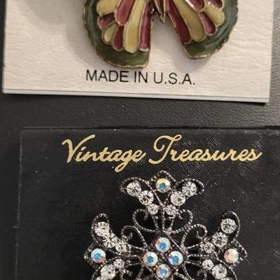 4 WONDERFUL BROOCHES