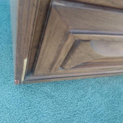 Wood Finish Tall Chest of Drawers