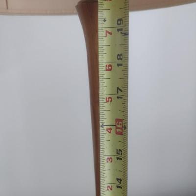 Bobby Phillips Original Wood Turned Fluted Post Table Lamp with Shade