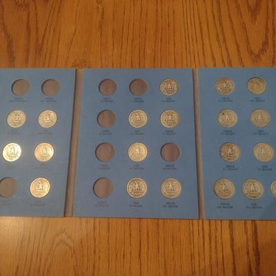 Washington Head Silver Quarter Collection 1932-1945
