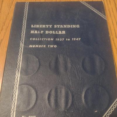 Liberty Standing Silver Half-Dollar Coin Collection 1937-1947