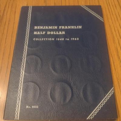 Benjamin Franklin Silver Half-Dollar Coin Collection 1948-1963