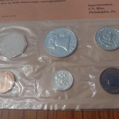1962 U. S. Mint Proof Coin Set