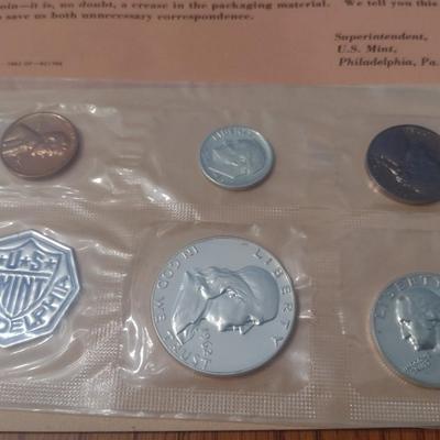 1962 U. S. Mint Proof Coin Set