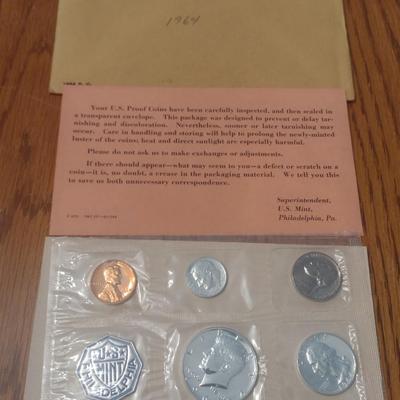 1964 U. S. Mint Proof Coin Set