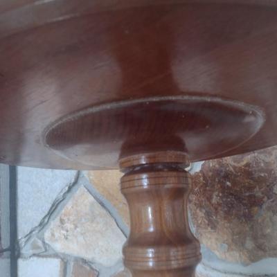Bobby Phillips Original Wood Turned Side Table