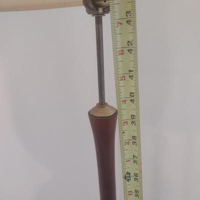 Bobby Phillips Original Turned Wood Fluted Post Floor Lamp with Shade Choice A